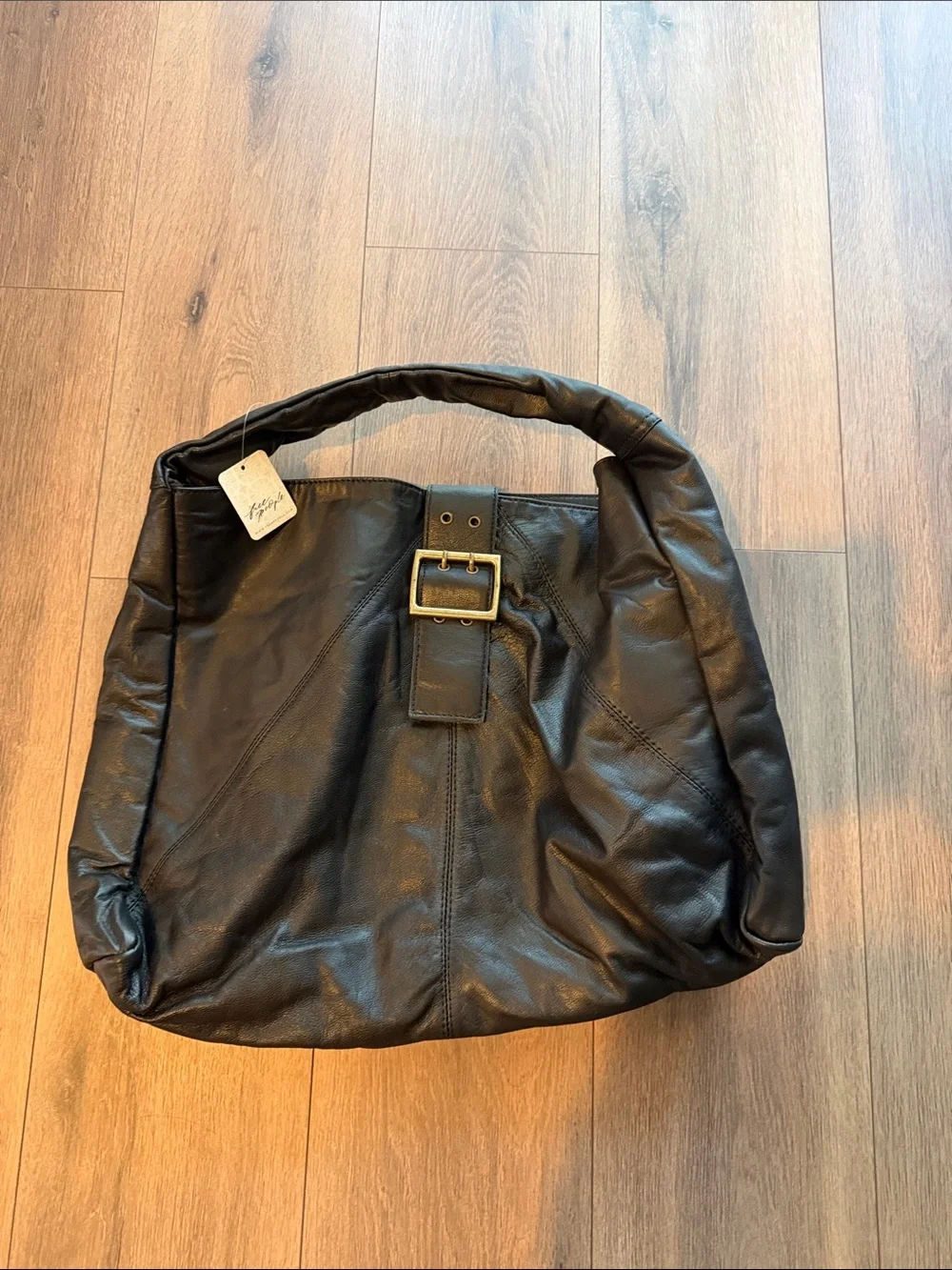 Free People Shoreditch Shoulder Bag- Black- NEW